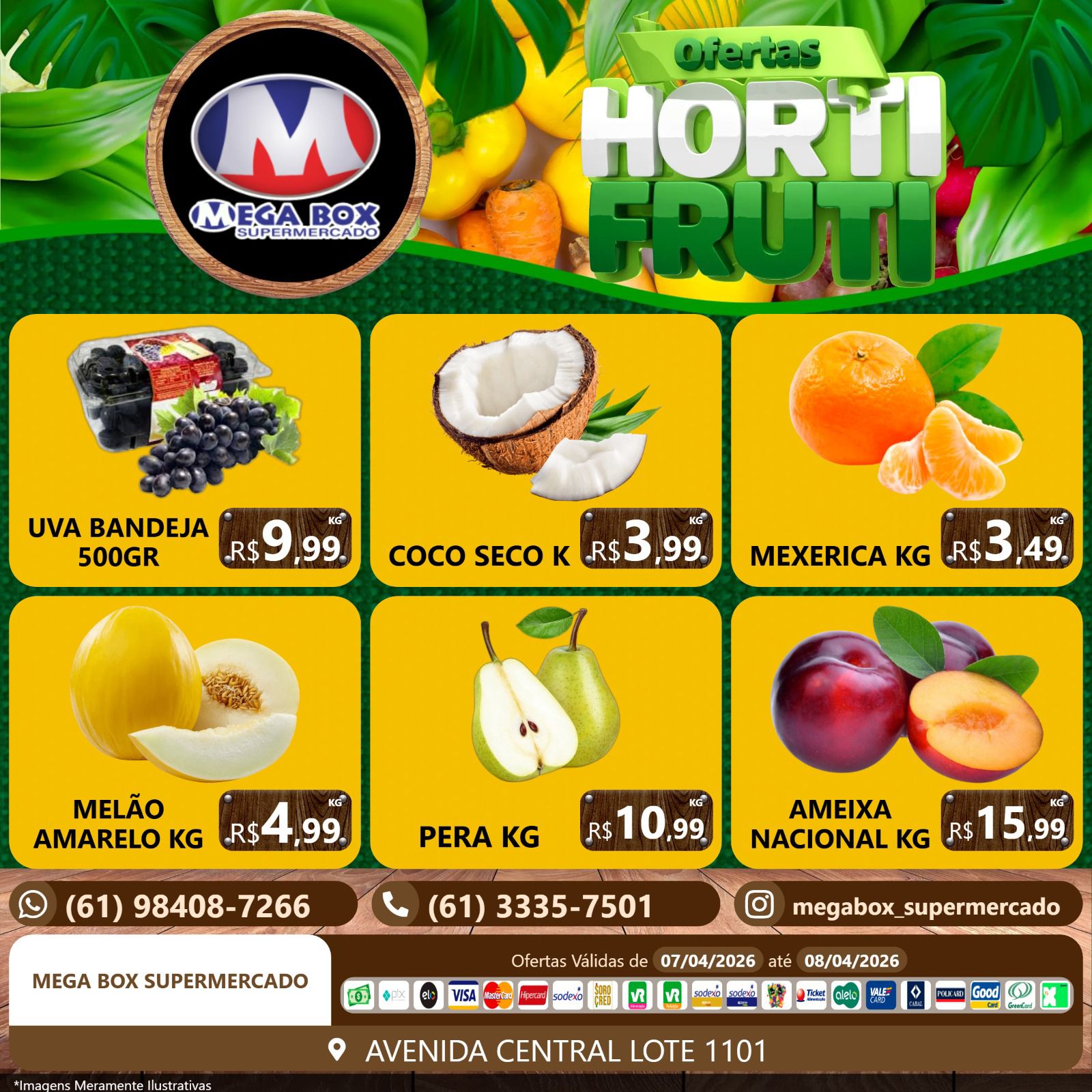 Ofertas supermercado mega box são sebastião df