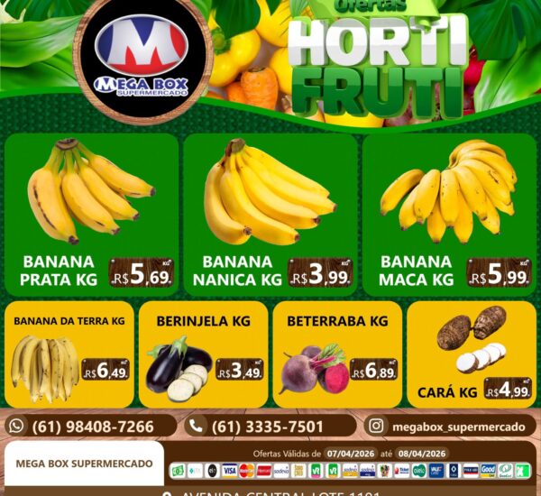 Ofertas supermercado mega box são sebastião df