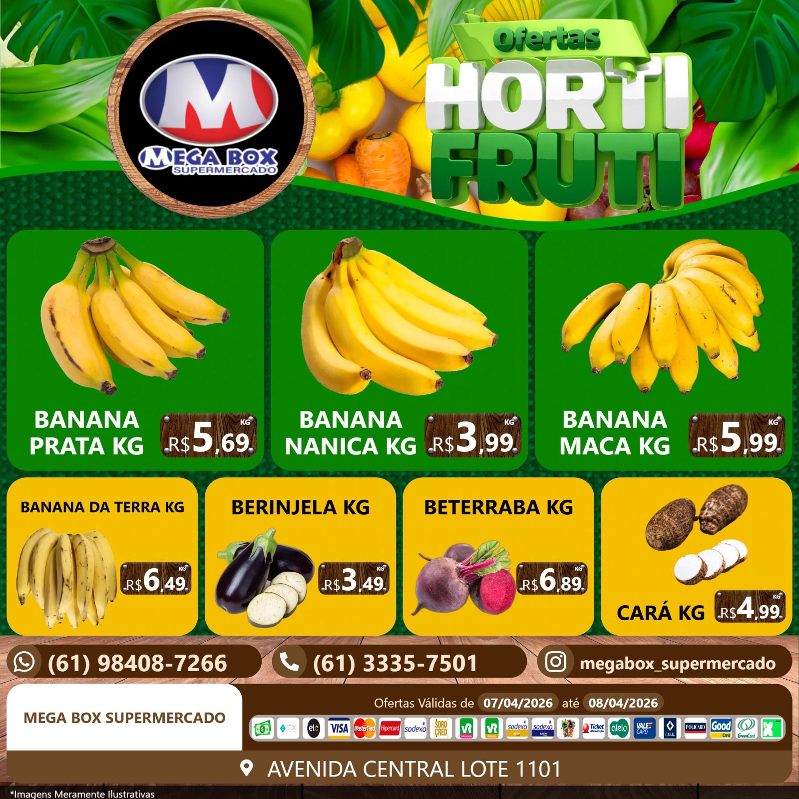 Ofertas supermercado mega box são sebastião df