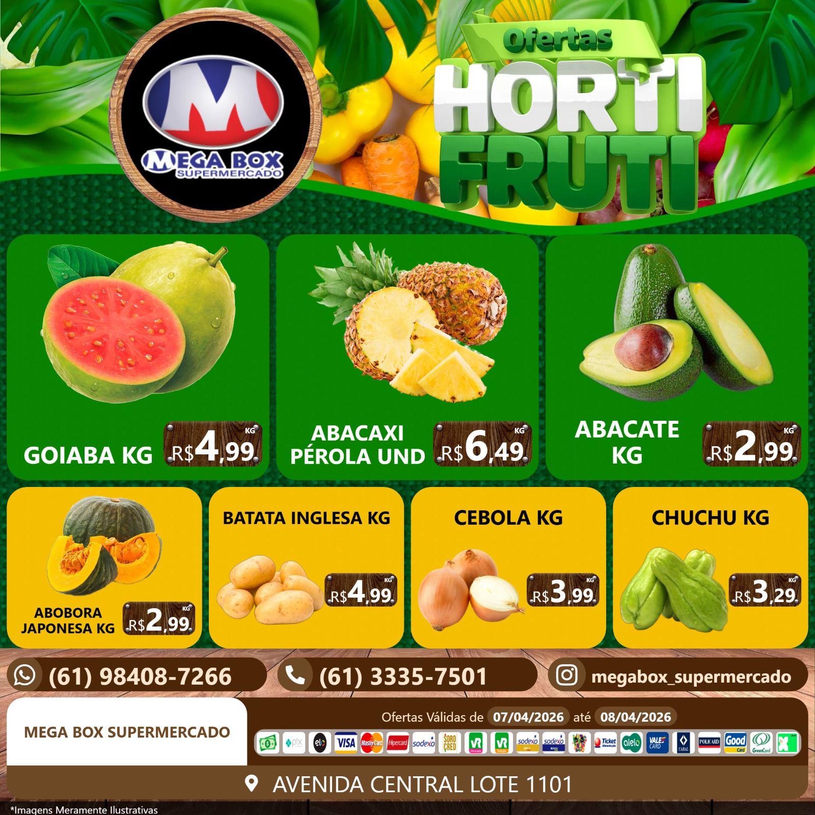 Ofertas supermercado mega box são sebastião df