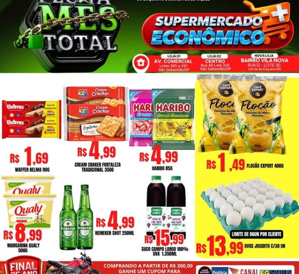 Ofertas supermercado mais econômico