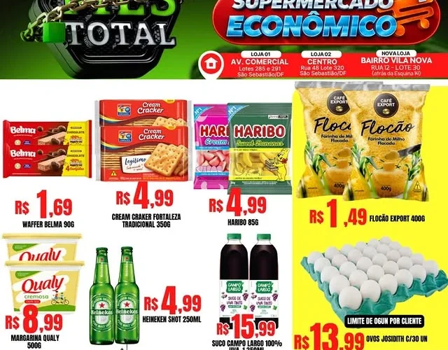 Ofertas supermercado mais econômico