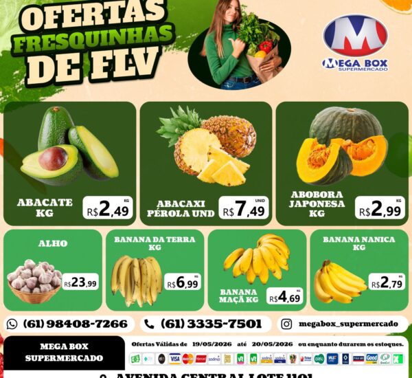 Ofertas supermercado mega box são sebastião df