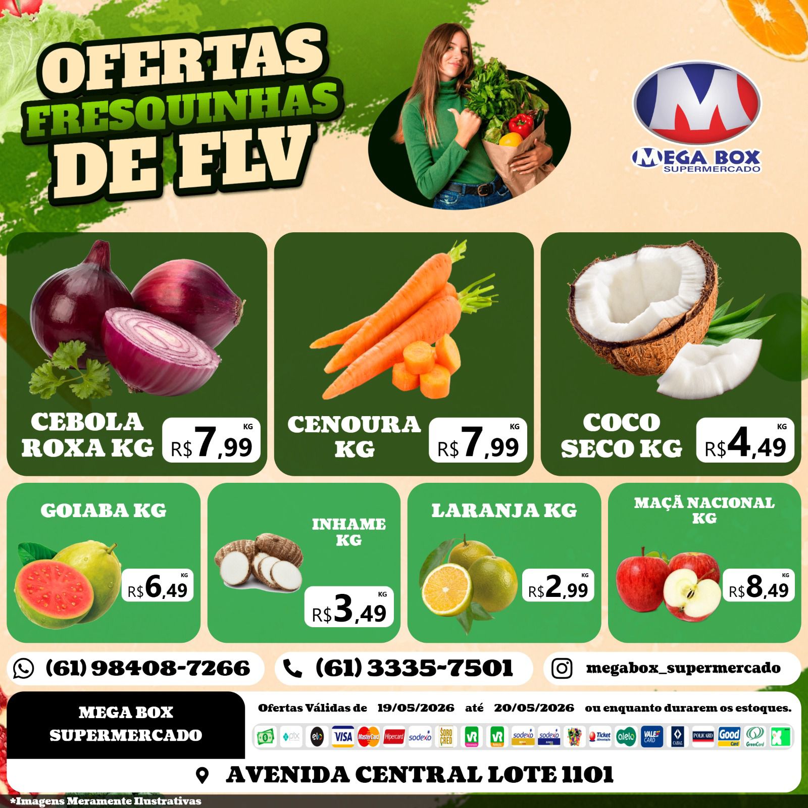 Ofertas supermercado mega box são sebastião df