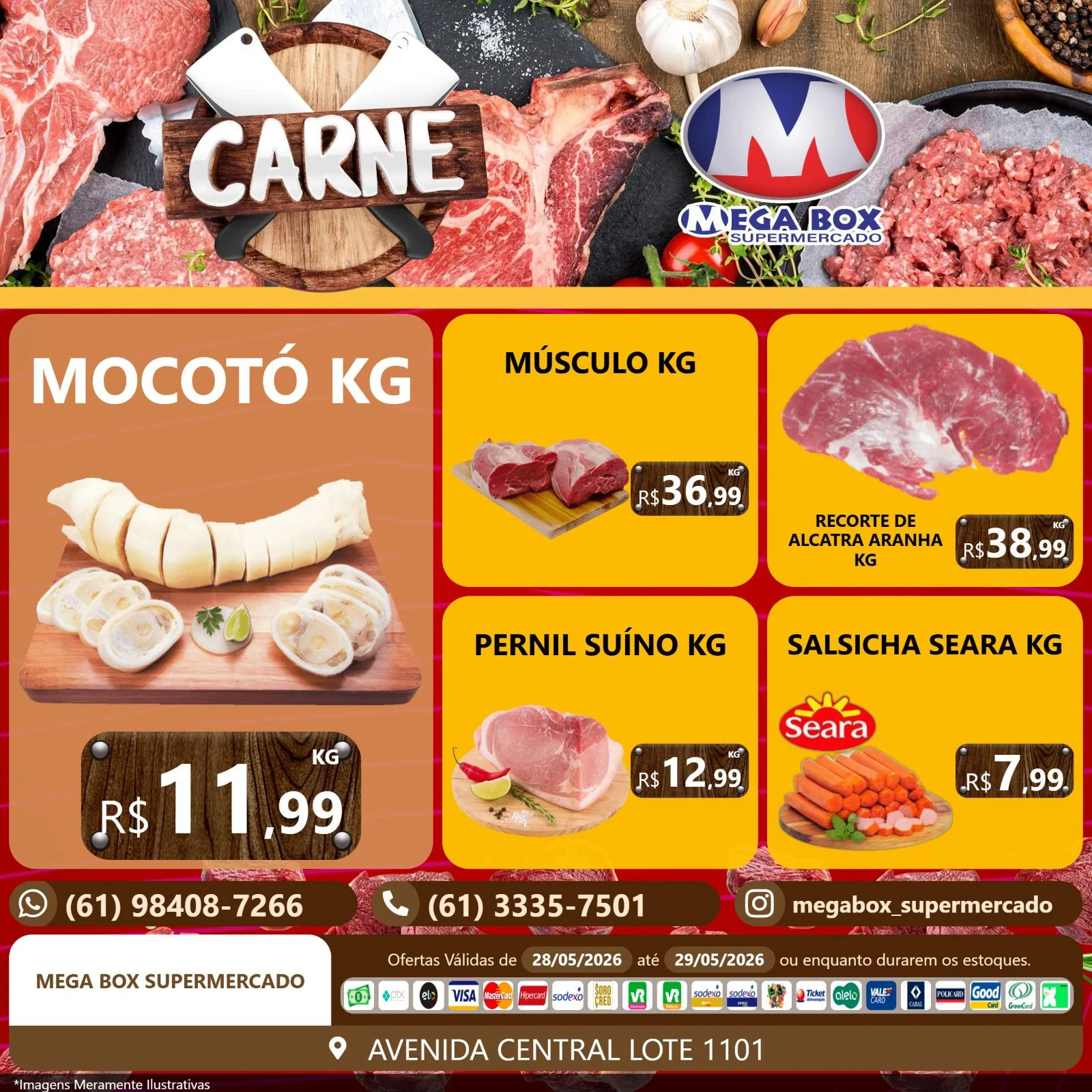 Ofertas supermercado mega box são sebastião df