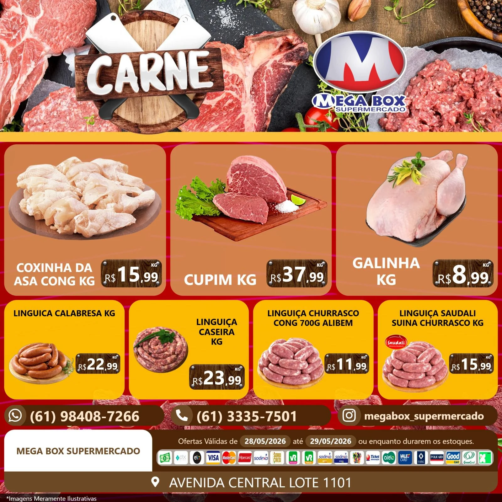 Ofertas supermercado mega box são sebastião df