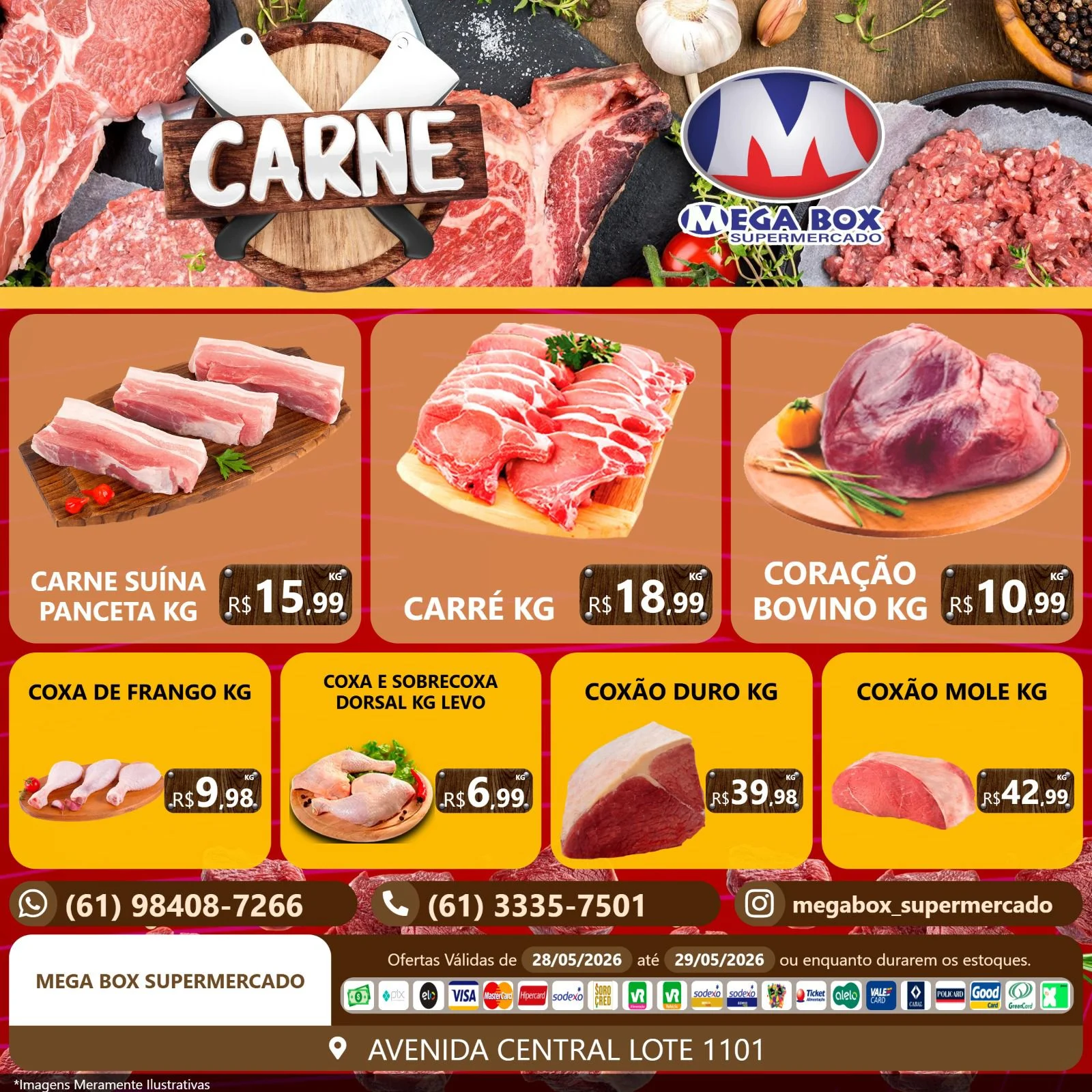 Ofertas supermercado mega box são sebastião df