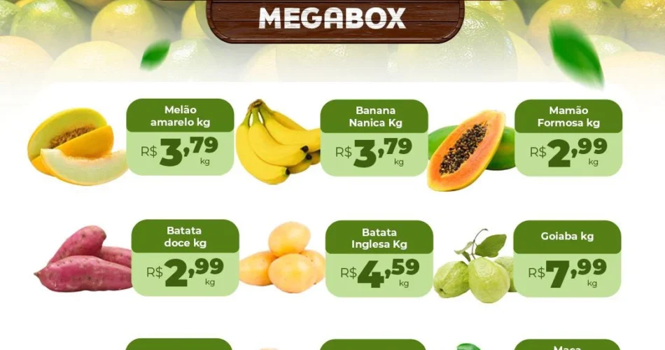 Ofertas supermercado mega box são sebastião df