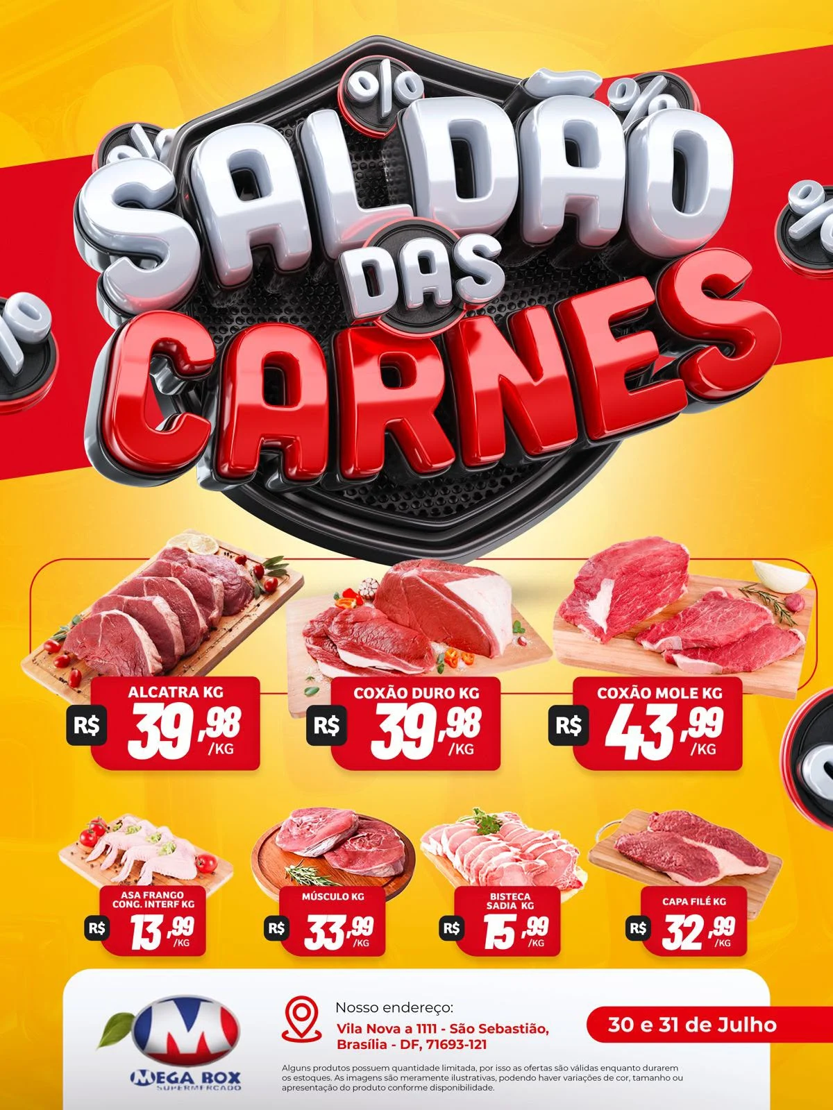 Ofertas supermercado mega box são sebastião df