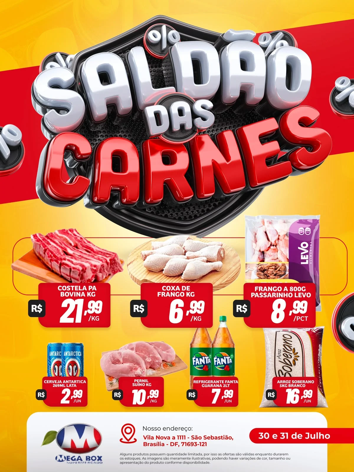 Ofertas supermercado mega box são sebastião df