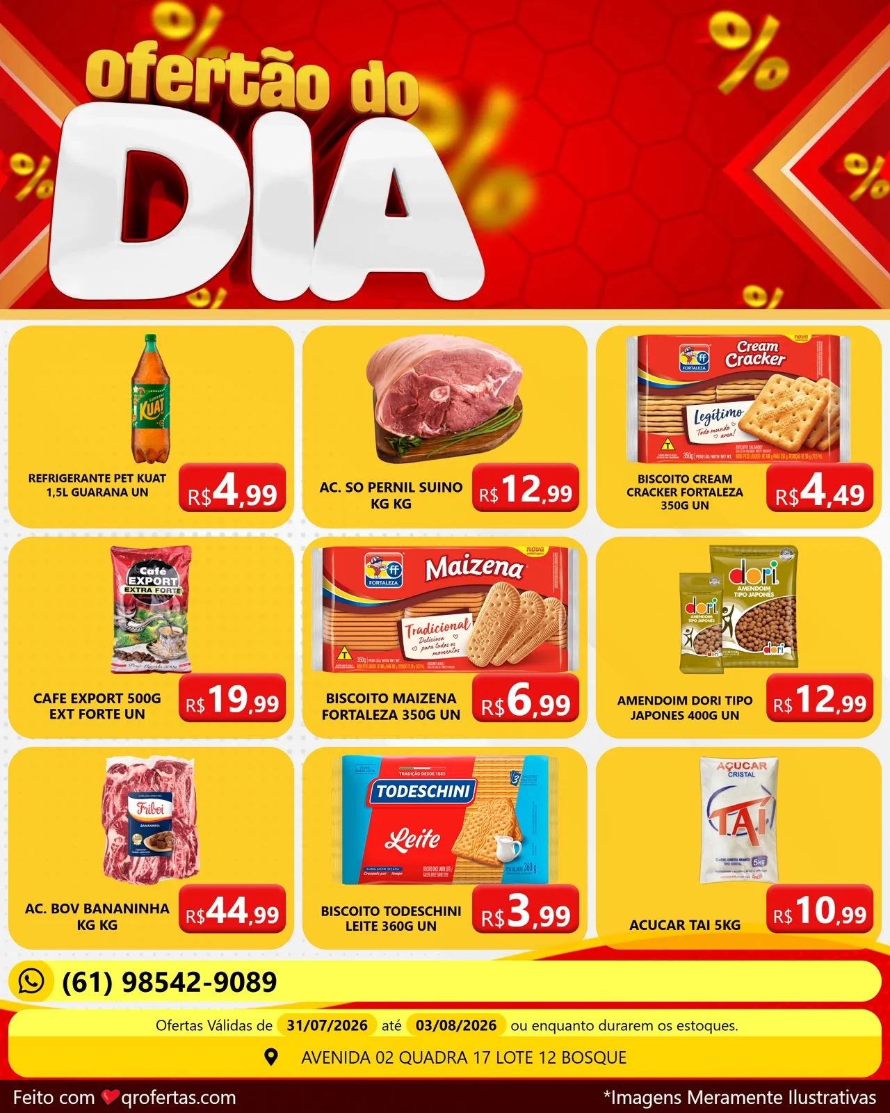 panfleto de ofertas do supermercado do bosque são sebastião df