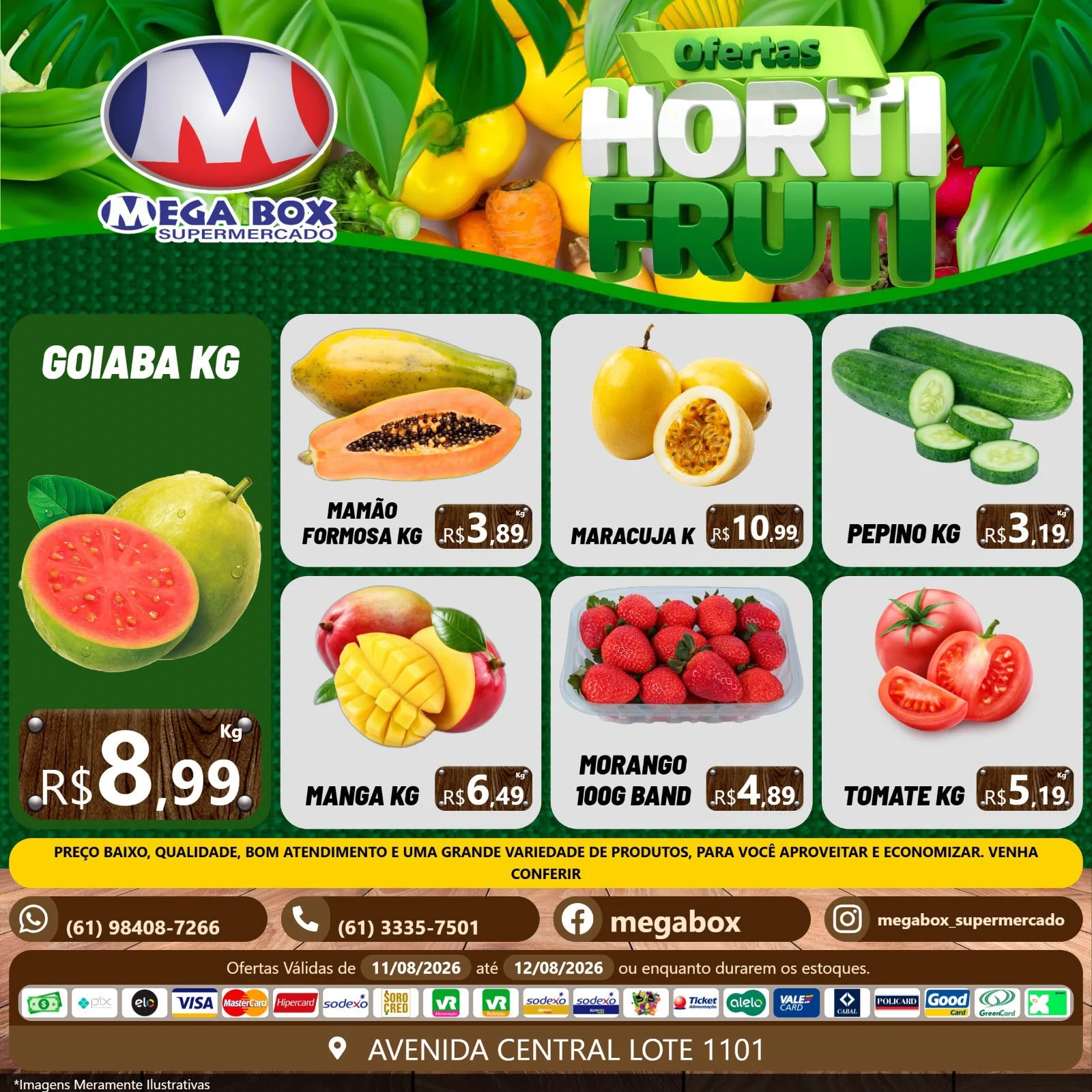 Ofertas supermercado mega box são sebastião df