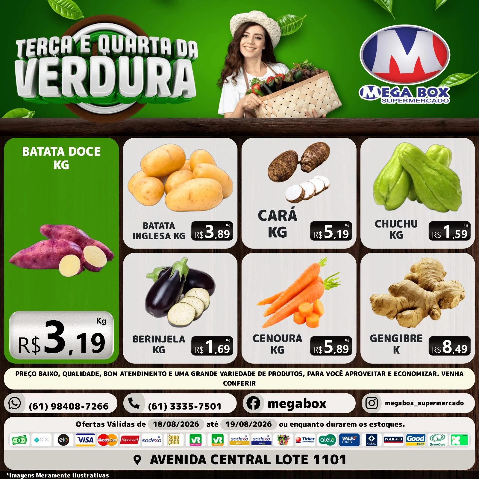 Ofertas supermercado mega box são sebastião df