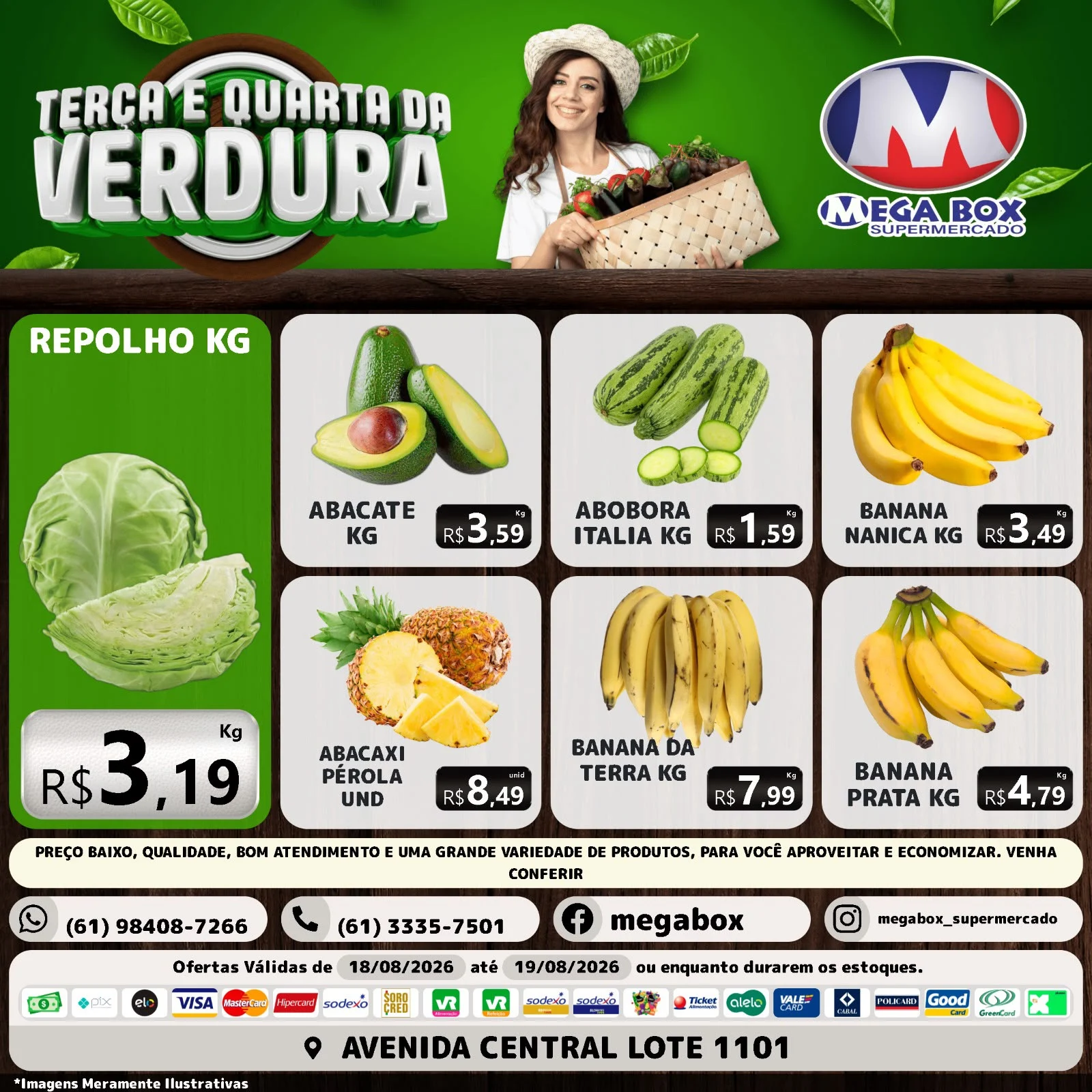 Ofertas supermercado mega box são sebastião df