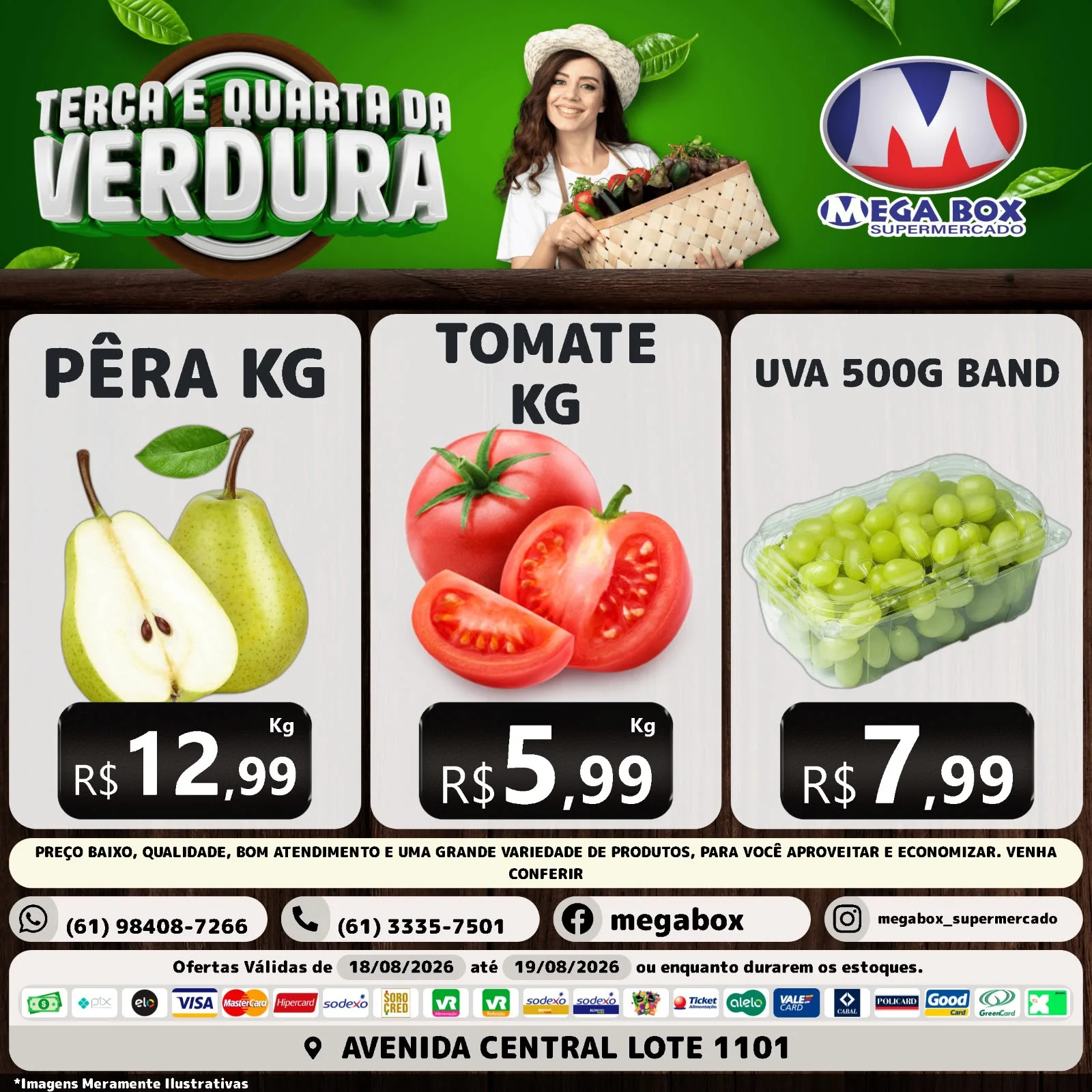 Ofertas supermercado mega box são sebastião df