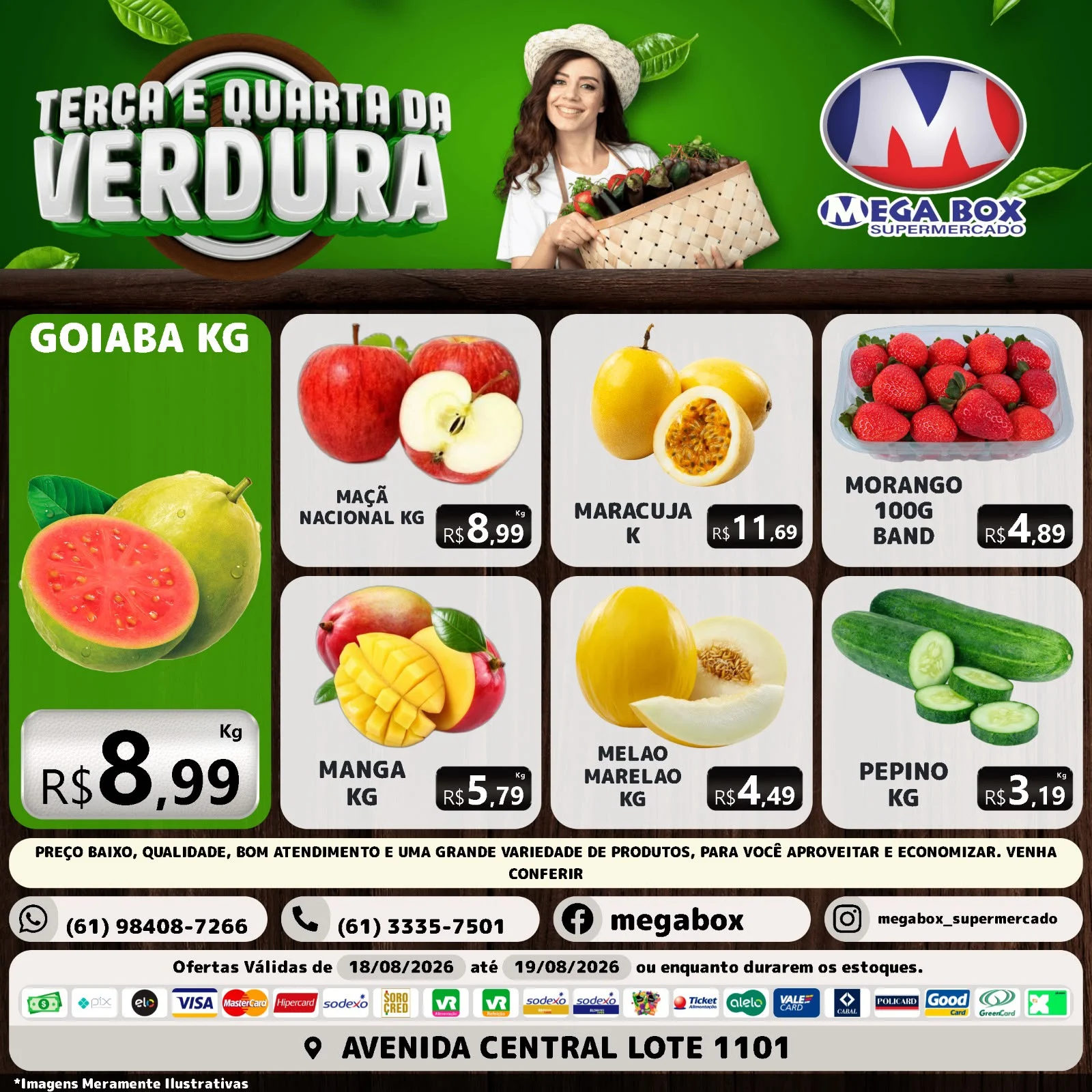 Ofertas supermercado mega box são sebastião df