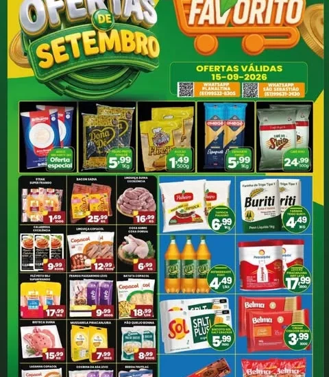 Ofertas Supermercado Favorito