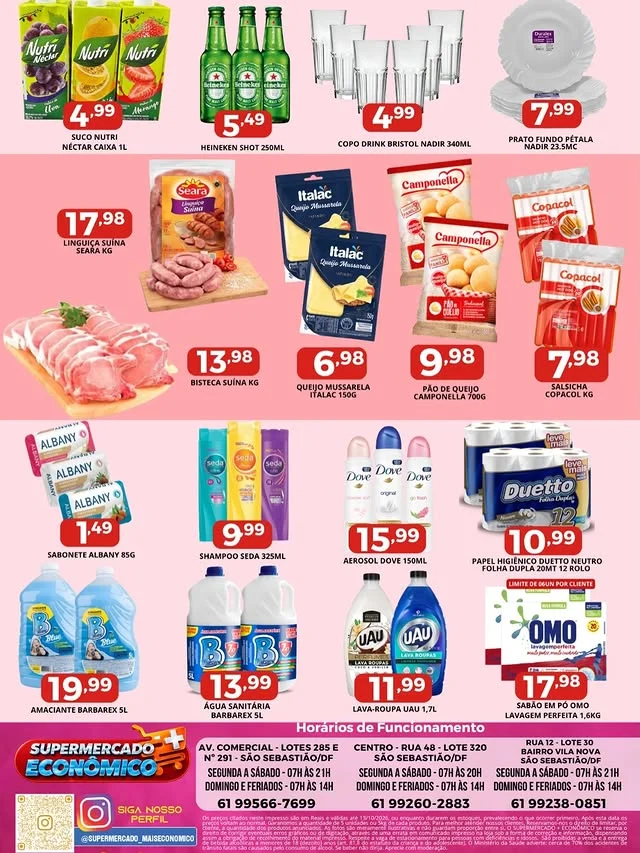 Ofertas supermercado mais econômico