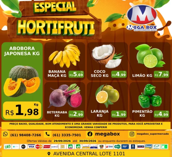 Ofertas supermercado mega box são sebastião df